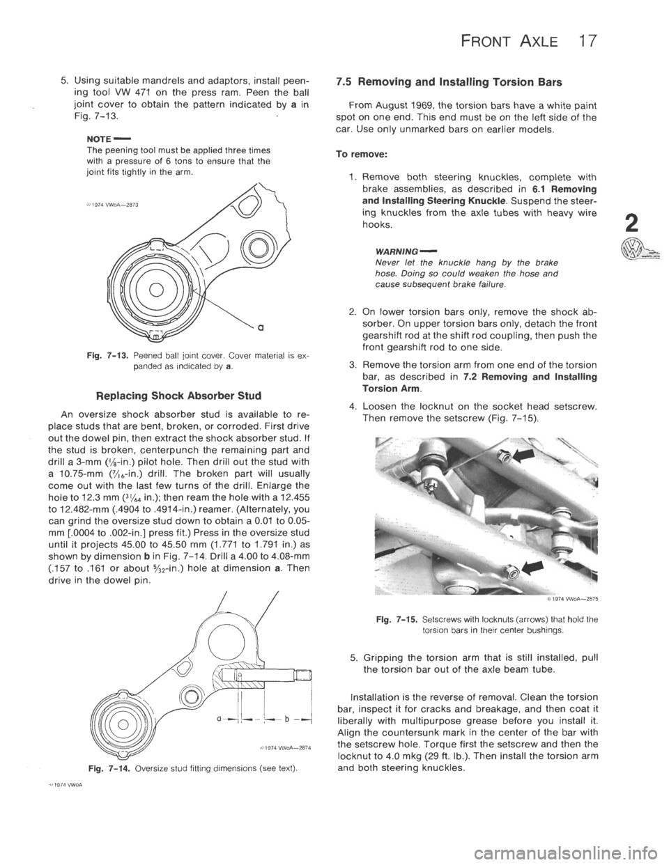 VOLKSWAGEN T2 1968 Manual PDF 