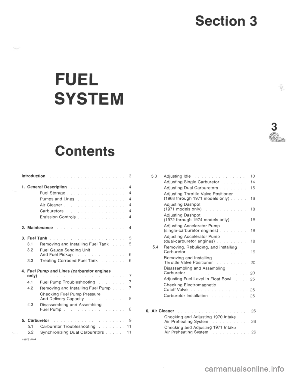 VOLKSWAGEN T2 1968 Owners Manual 