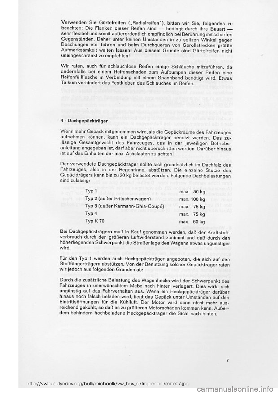 VOLKSWAGEN T2 1975 Repair Manual
http://vwbus.dyndns.org/bulli/michaelk/vw_bus_d/tropenanl/seite07.jpg VOLKSWAGEN T2 1975 Repair Manual
http://vwbus.dyndns.org/bulli/michaelk/vw_bus_d/tropenanl/seite07.jpg