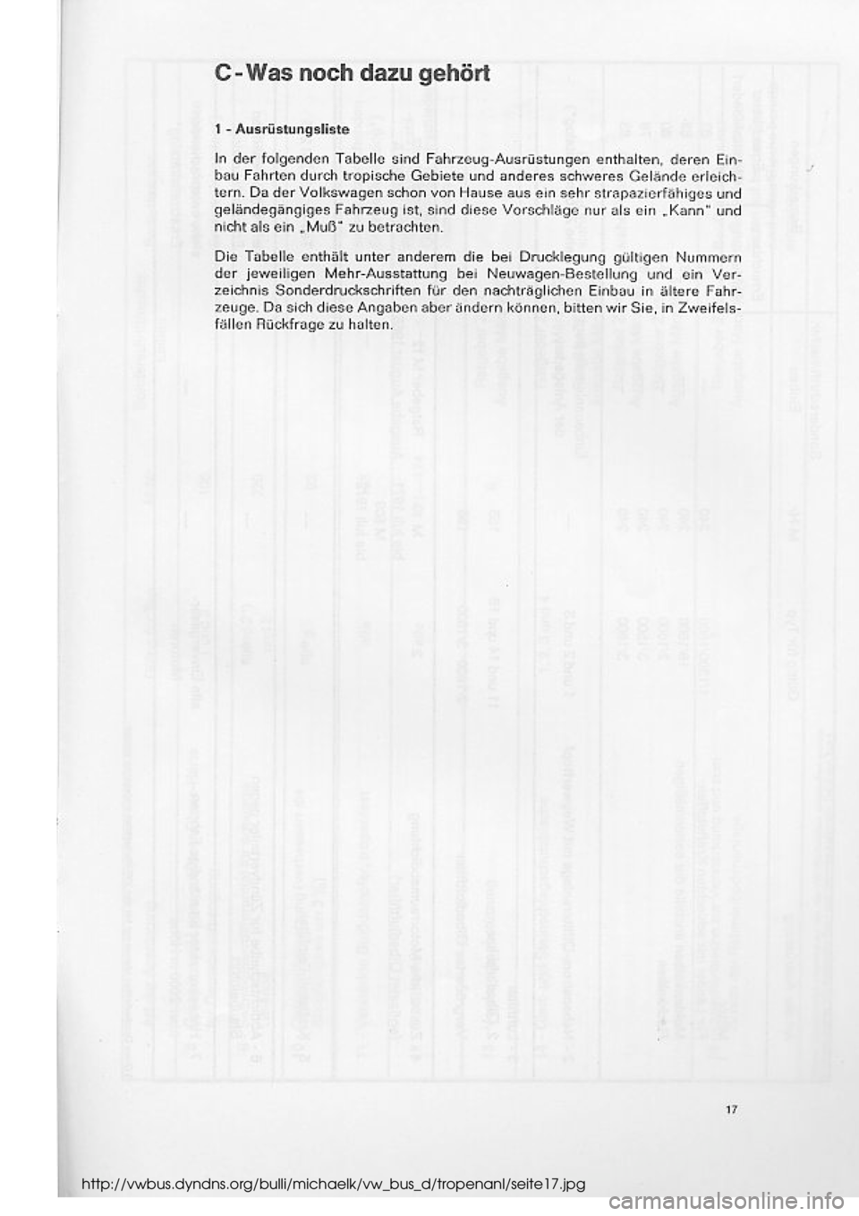 VOLKSWAGEN T2 1975 Repair Manual
http://vwbus.dyndns.org/bulli/michaelk/vw_bus_d/tropenanl/seite17.jpg VOLKSWAGEN T2 1975 Repair Manual
http://vwbus.dyndns.org/bulli/michaelk/vw_bus_d/tropenanl/seite17.jpg