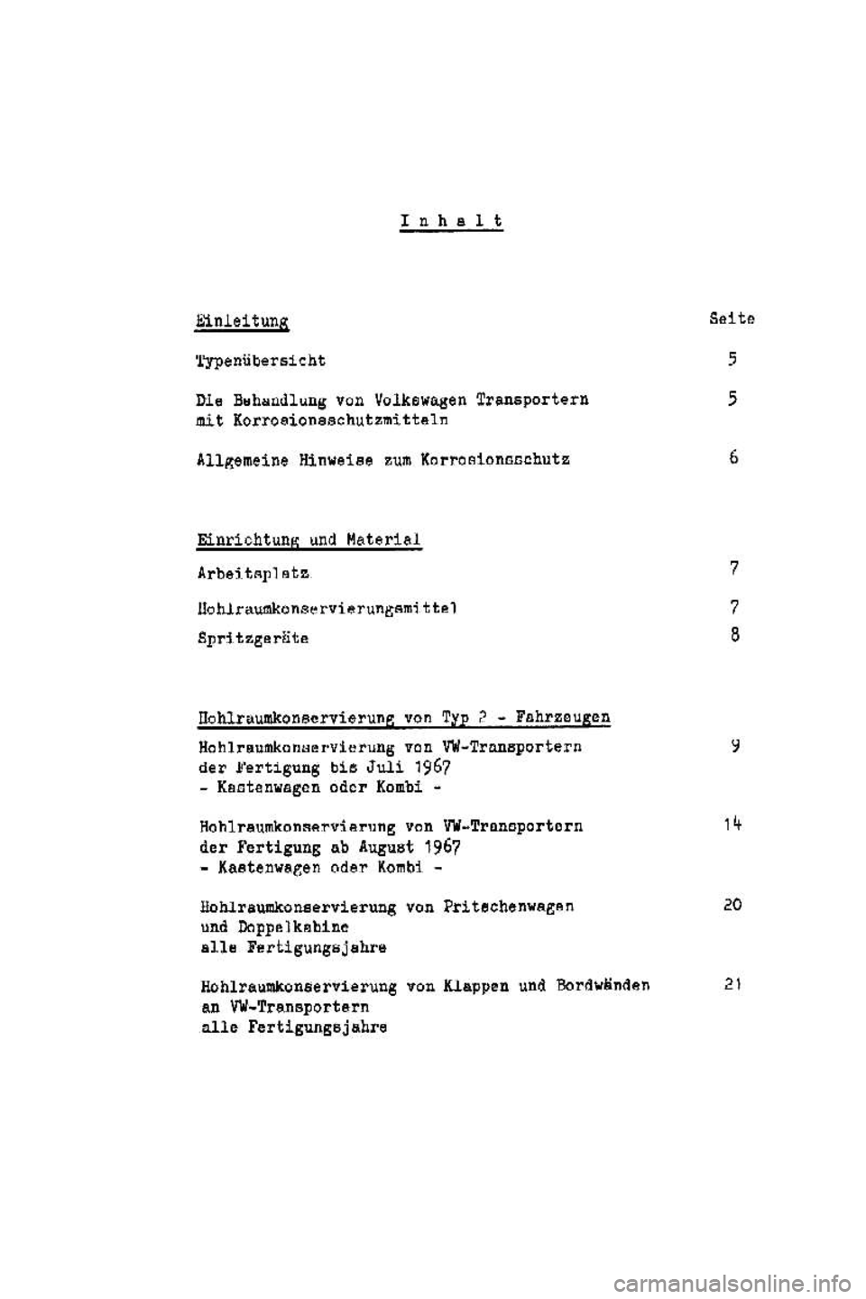 VOLKSWAGEN T2 1975 Repair Manual VOLKSWAGEN T2 1975 Repair Manual