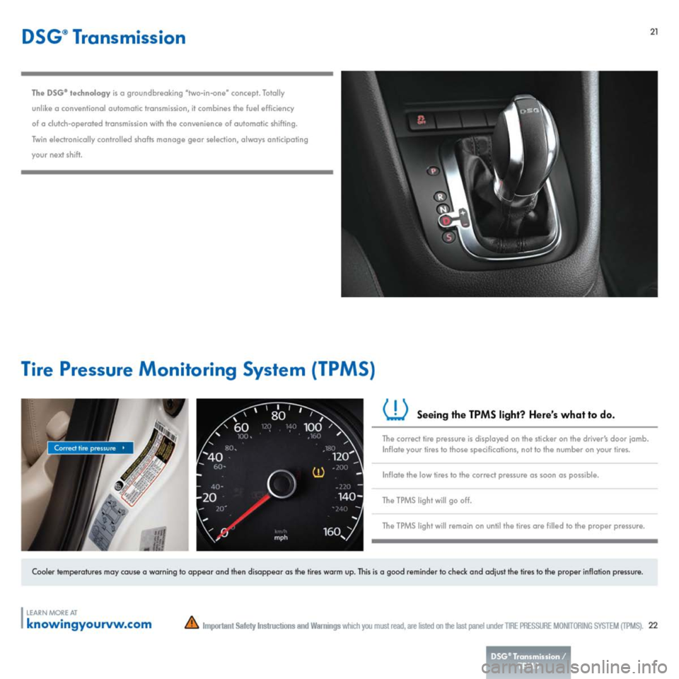 VOLKSWAGEN EOS 2014 1.G Quick Start Guide 