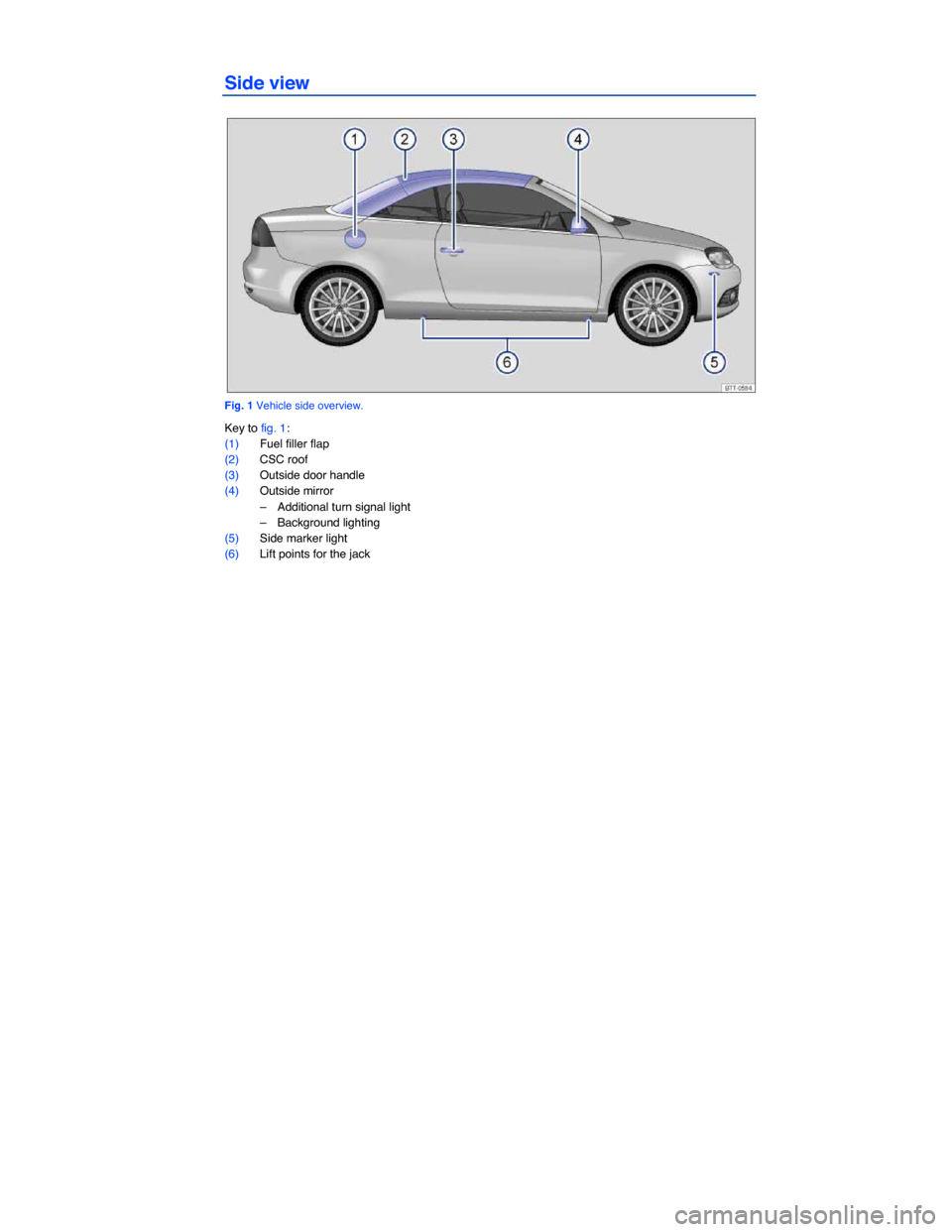 VOLKSWAGEN EOS 2015 1.G Owners Manual 