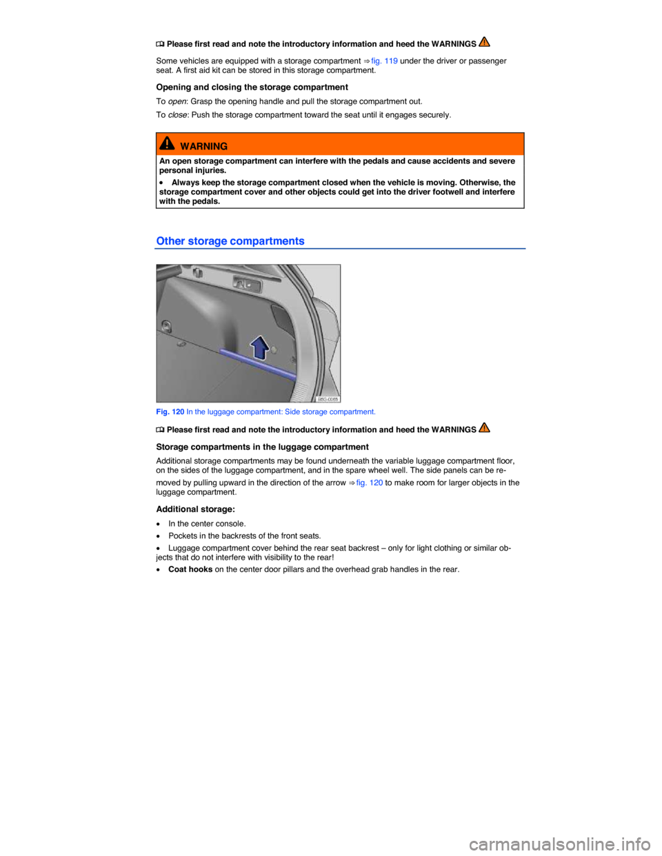 VOLKSWAGEN GOLF SPORTWAGEN 2015 5G / 7.G Owners Manual  
�