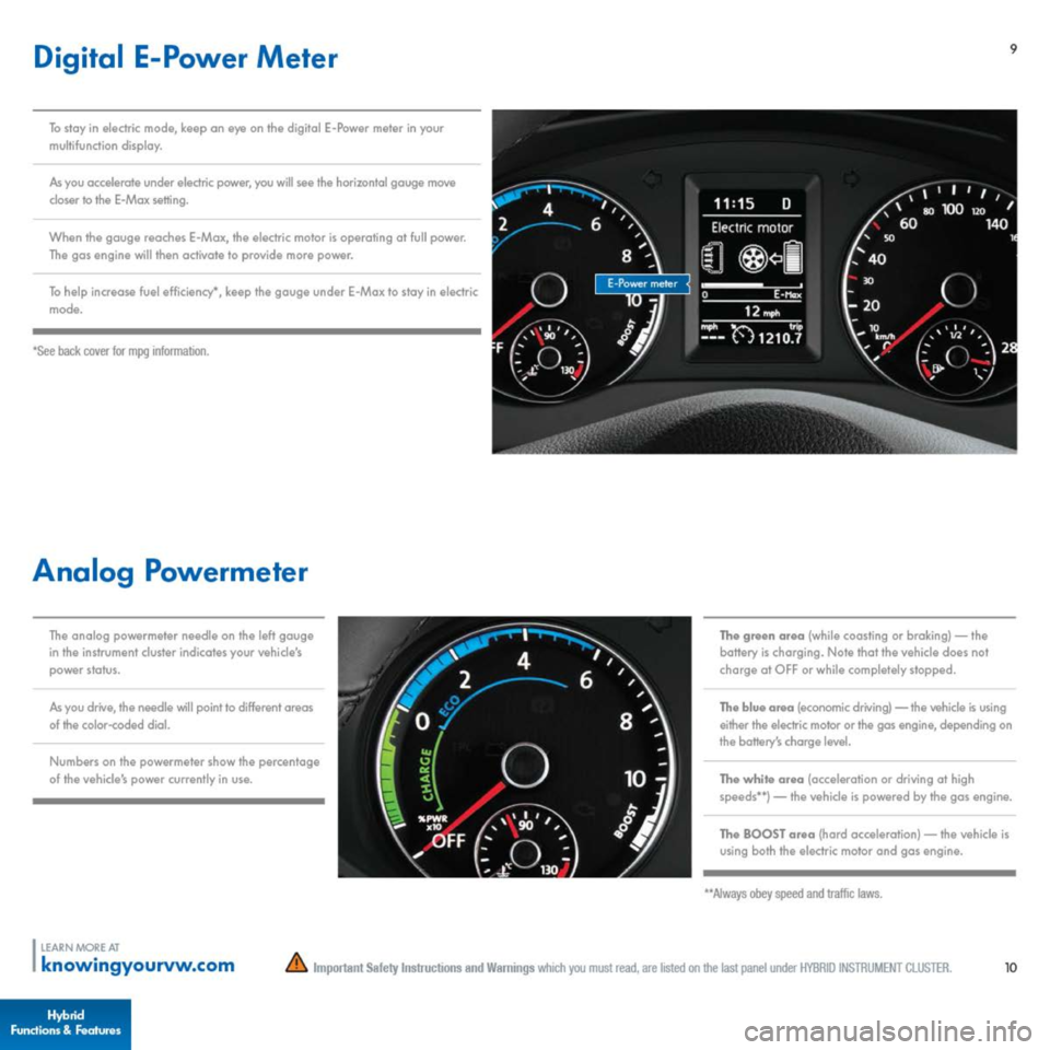 VOLKSWAGEN JETTA 2014 1B / 6.G Quick Start Guide 