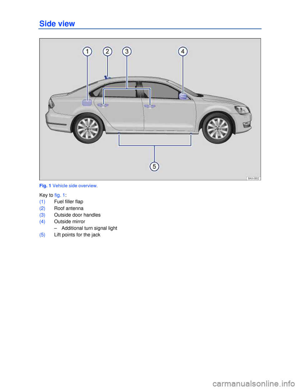 VOLKSWAGEN PASSAT 2013 B8 / 6.G Owners Manual 