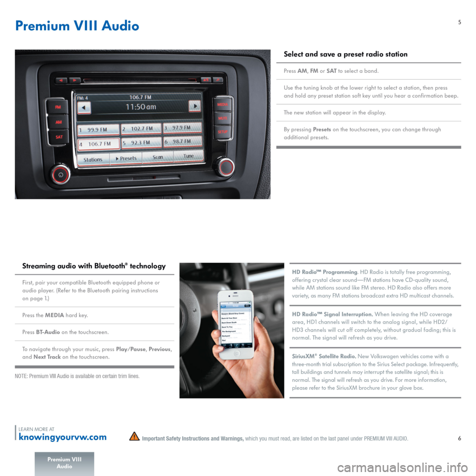 VOLKSWAGEN TIGUAN 2015 1.G Quick Start Guide 