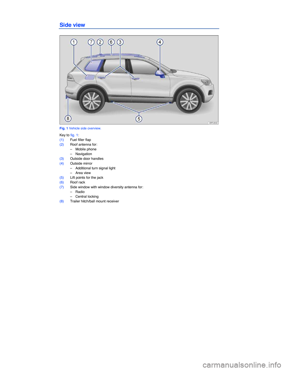 VOLKSWAGEN TOUAREG 2014 2.G Owners Manual 