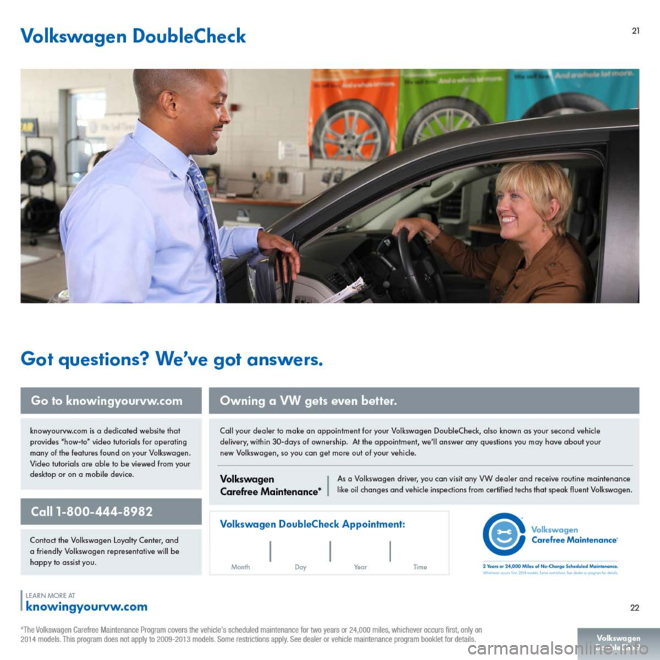 VOLKSWAGEN TOUAREG 2014 2.G Quick Start Guide VOLKSWAGEN TOUAREG 2014 2.G Quick Start Guide