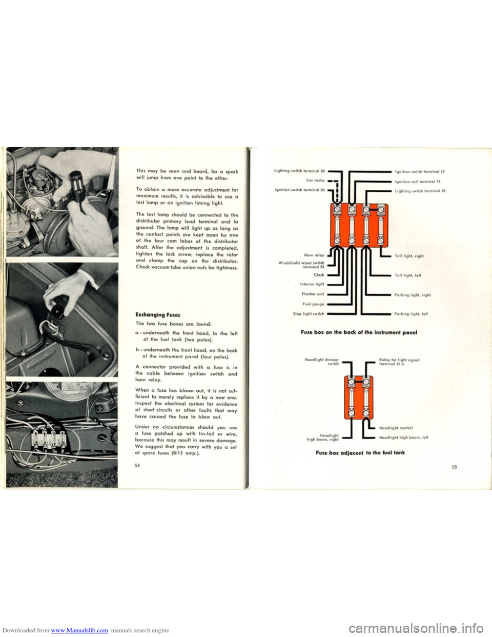 VOLKSWAGEN KARMANN GHIA 1958 1.G Owners Manual Downloaded from www.Manualslib.com manuals search engine VOLKSWAGEN KARMANN GHIA 1958 1.G Owners Manual Downloaded from www.Manualslib.com manuals search engine