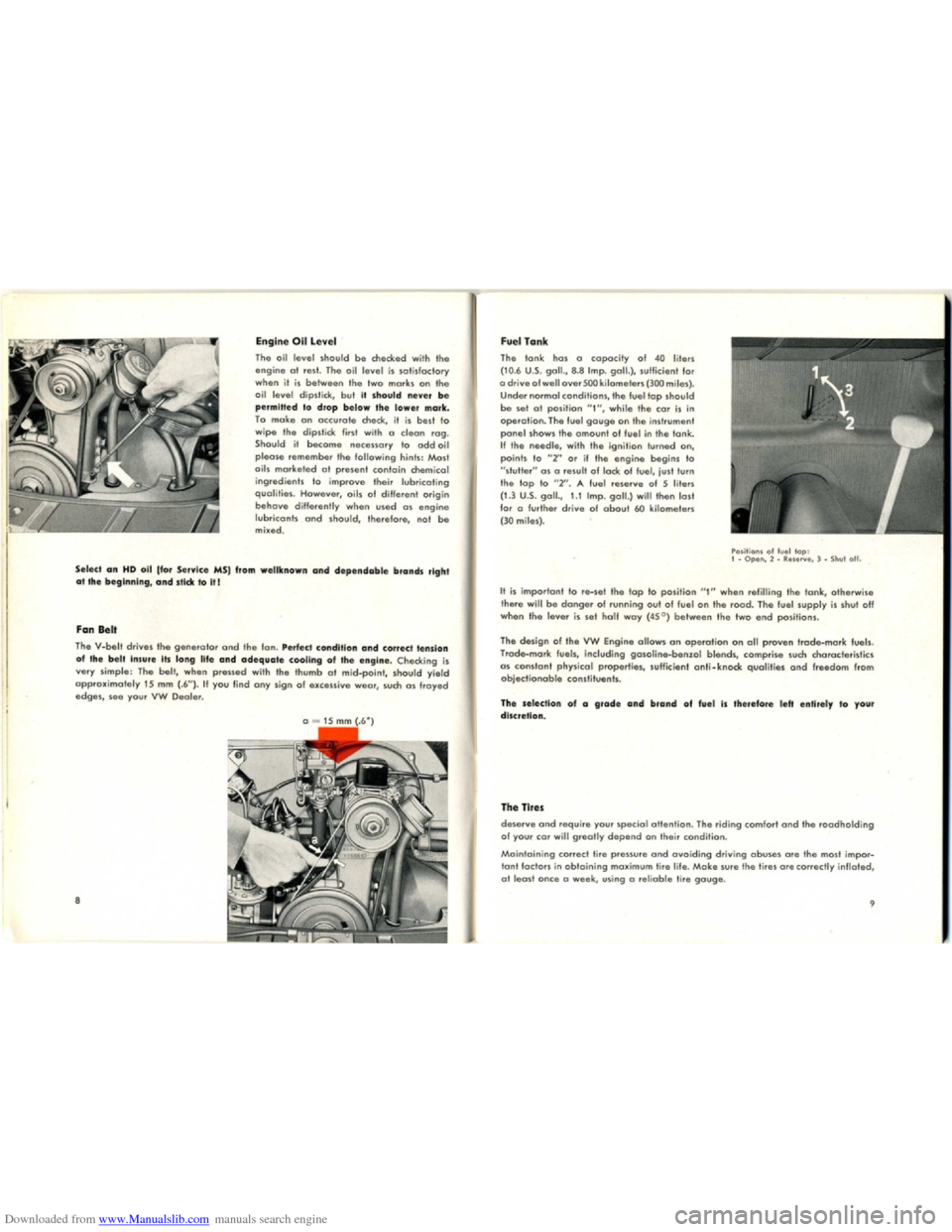 VOLKSWAGEN KARMANN GHIA 1958 1.G Owners Manual Downloaded from www.Manualslib.com manuals search engine VOLKSWAGEN KARMANN GHIA 1958 1.G Owners Manual Downloaded from www.Manualslib.com manuals search engine