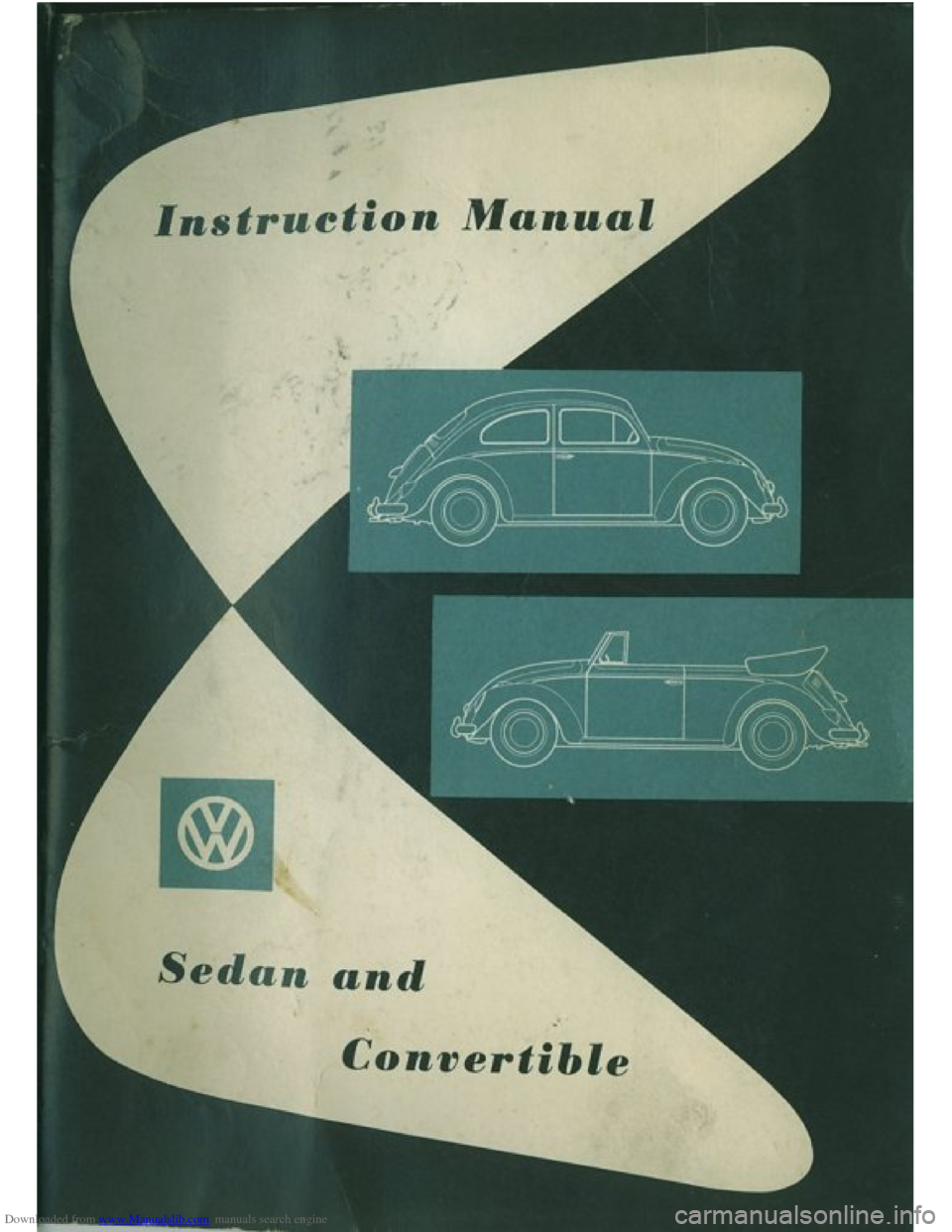 VOLKSWAGEN BEETLE 1960 1.G Owners Manual 