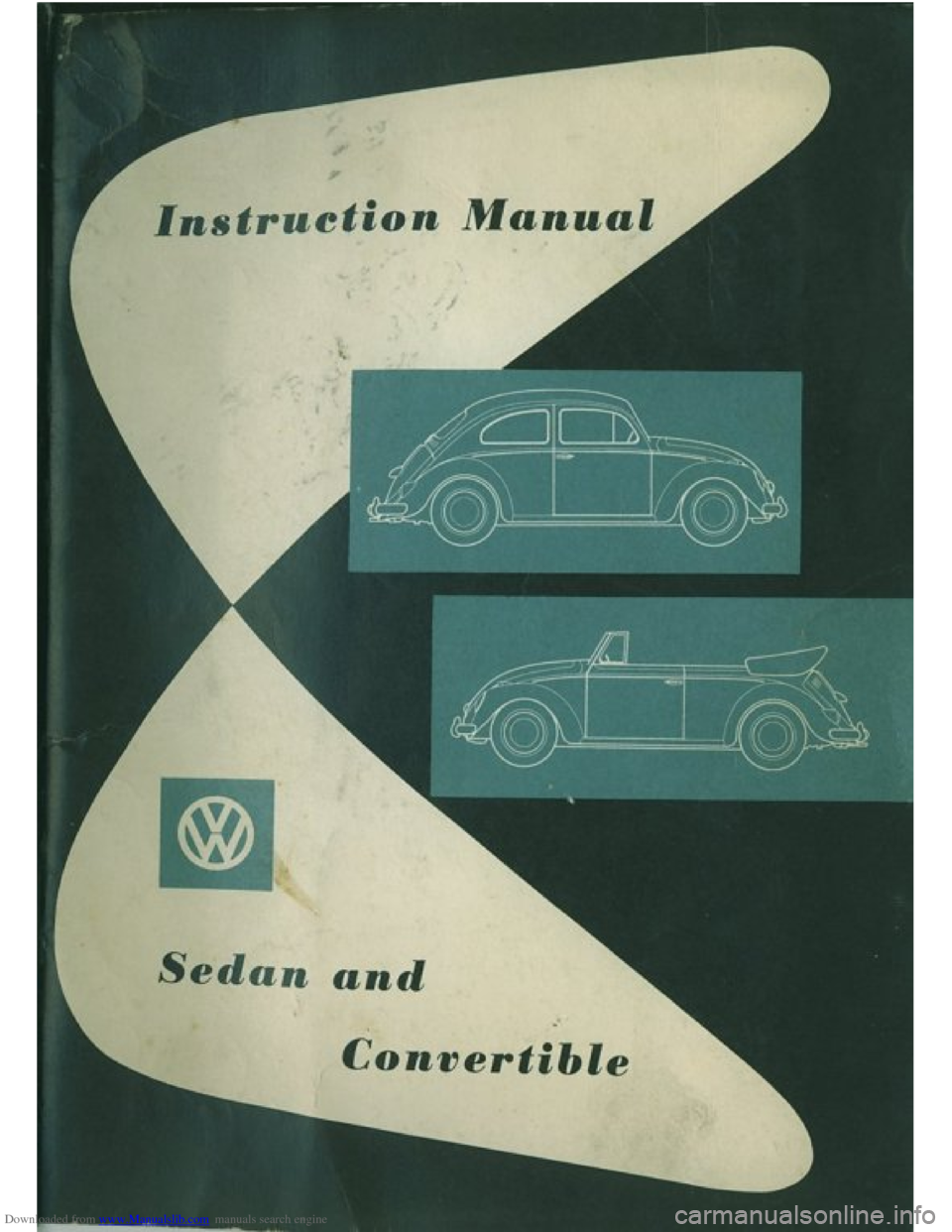 VOLKSWAGEN BEETLE 1960 1.G Owners Manual 