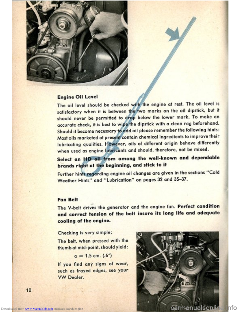 VOLKSWAGEN BEETLE 1960 1.G User Guide Downloaded from www.Manualslib.com manuals search engine   