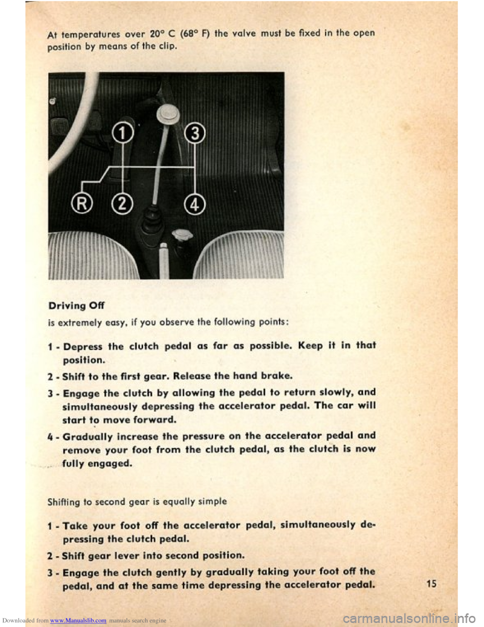 VOLKSWAGEN BEETLE 1960 1.G User Guide Downloaded from www.Manualslib.com manuals search engine   