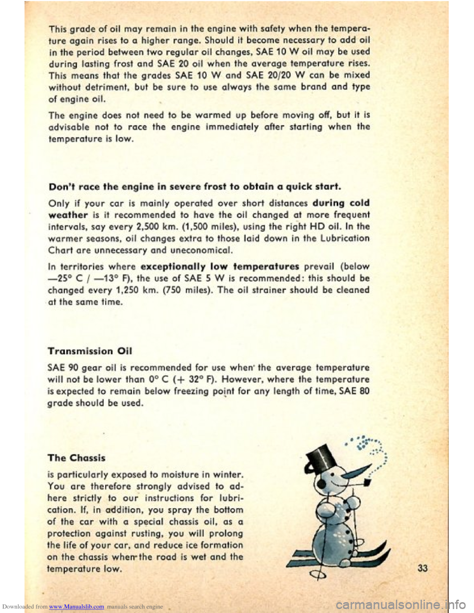 VOLKSWAGEN BEETLE 1960 1.G Owners Guide Downloaded from www.Manualslib.com manuals search engine   