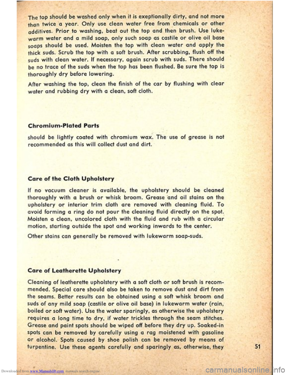 VOLKSWAGEN BEETLE 1960 1.G Workshop Manual Downloaded from www.Manualslib.com manuals search engine   