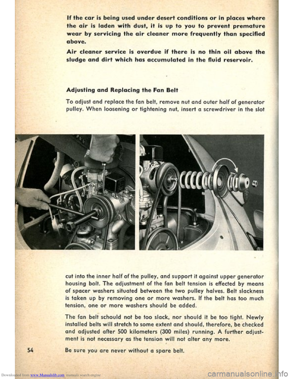 VOLKSWAGEN BEETLE 1960 1.G Workshop Manual Downloaded from www.Manualslib.com manuals search engine   