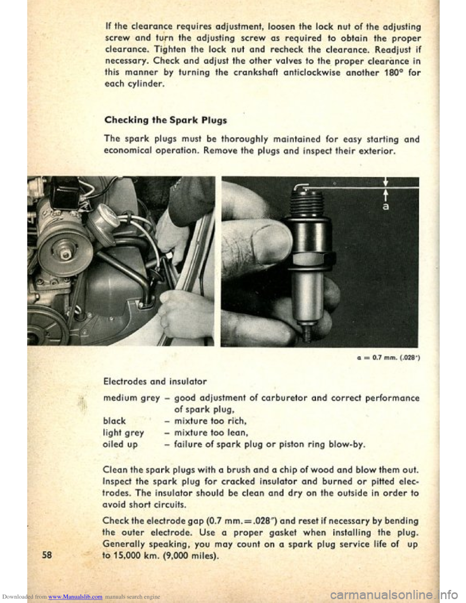 VOLKSWAGEN BEETLE 1960 1.G Workshop Manual Downloaded from www.Manualslib.com manuals search engine   