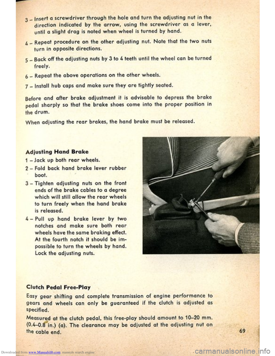VOLKSWAGEN BEETLE 1960 1.G Manual PDF Downloaded from www.Manualslib.com manuals search engine VOLKSWAGEN BEETLE 1960 1.G Manual PDF Downloaded from www.Manualslib.com manuals search engine