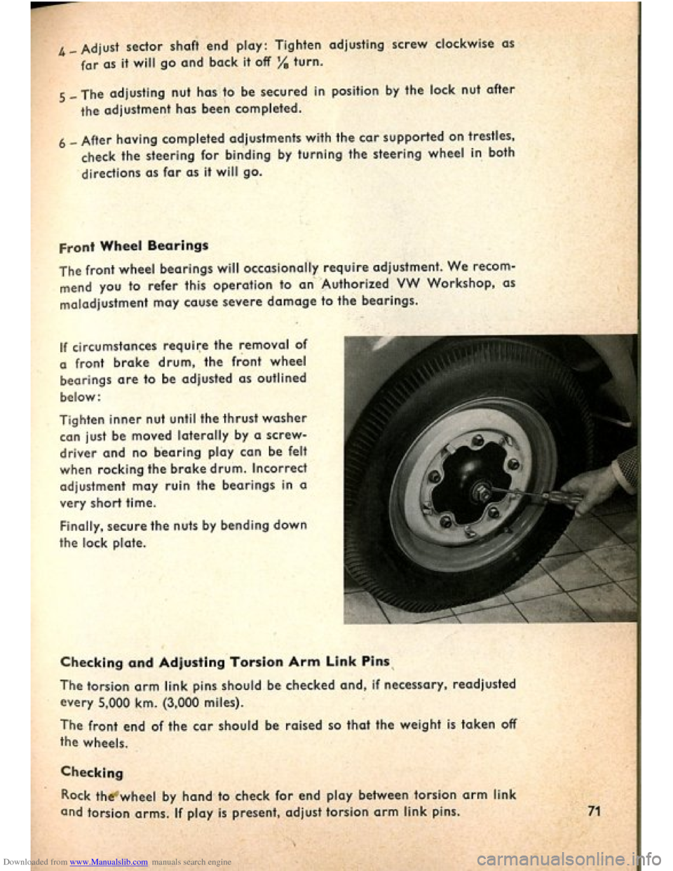 VOLKSWAGEN BEETLE 1960 1.G Manual PDF Downloaded from www.Manualslib.com manuals search engine VOLKSWAGEN BEETLE 1960 1.G Manual PDF Downloaded from www.Manualslib.com manuals search engine