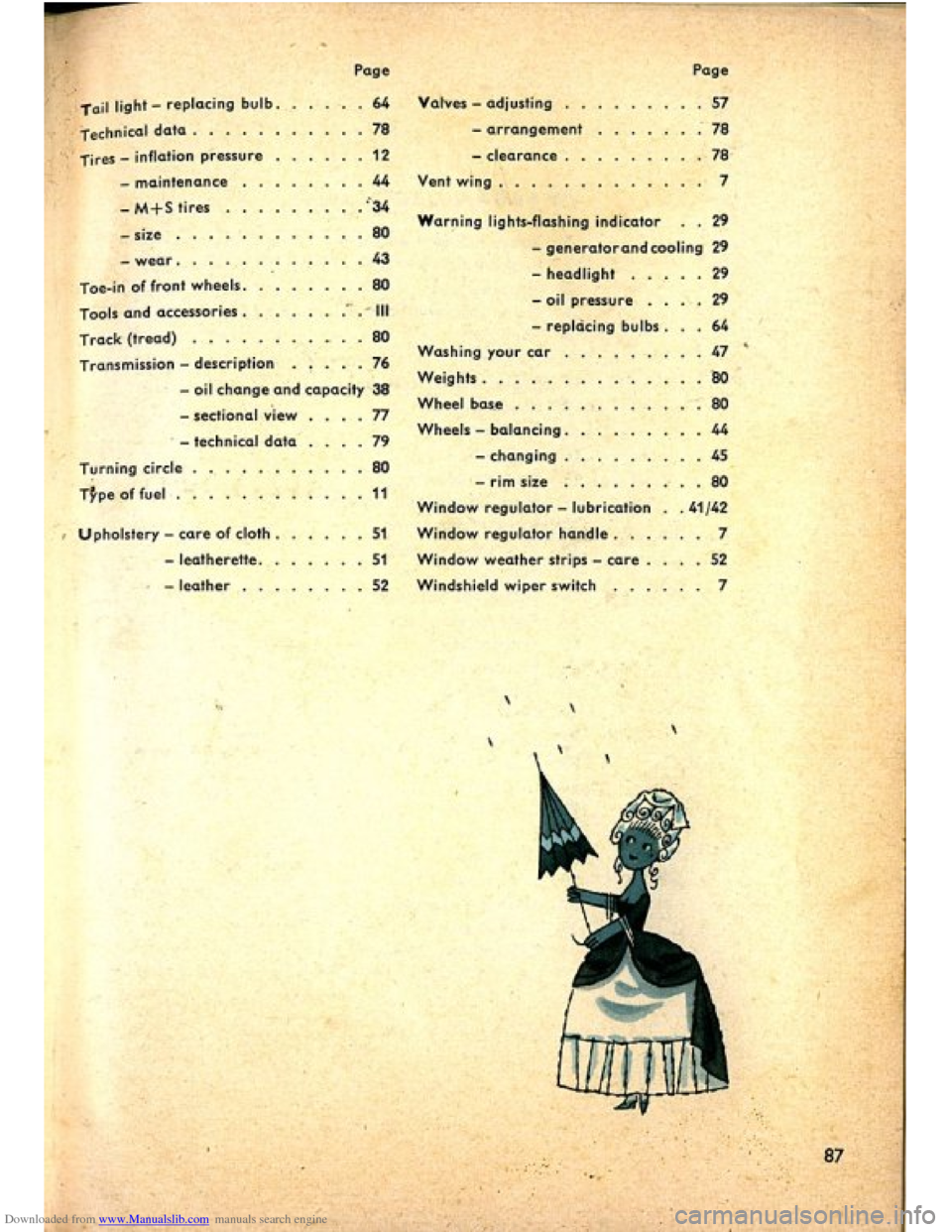 VOLKSWAGEN BEETLE 1960 1.G Manual Online Downloaded from www.Manualslib.com manuals search engine VOLKSWAGEN BEETLE 1960 1.G Manual Online Downloaded from www.Manualslib.com manuals search engine