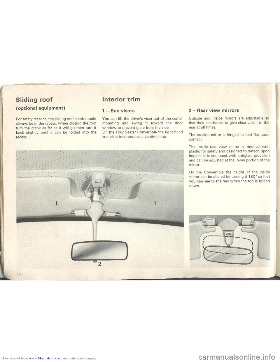 VOLKSWAGEN BEETLE 1970 1.G User Guide Downloaded from www.Manualslib.com manuals search engine   