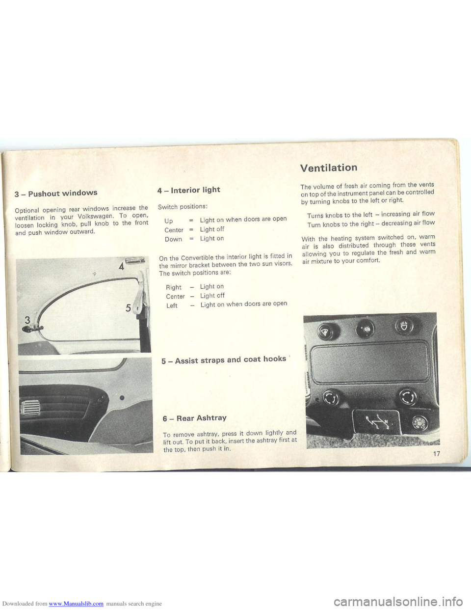 VOLKSWAGEN BEETLE 1970 1.G User Guide Downloaded from www.Manualslib.com manuals search engine   