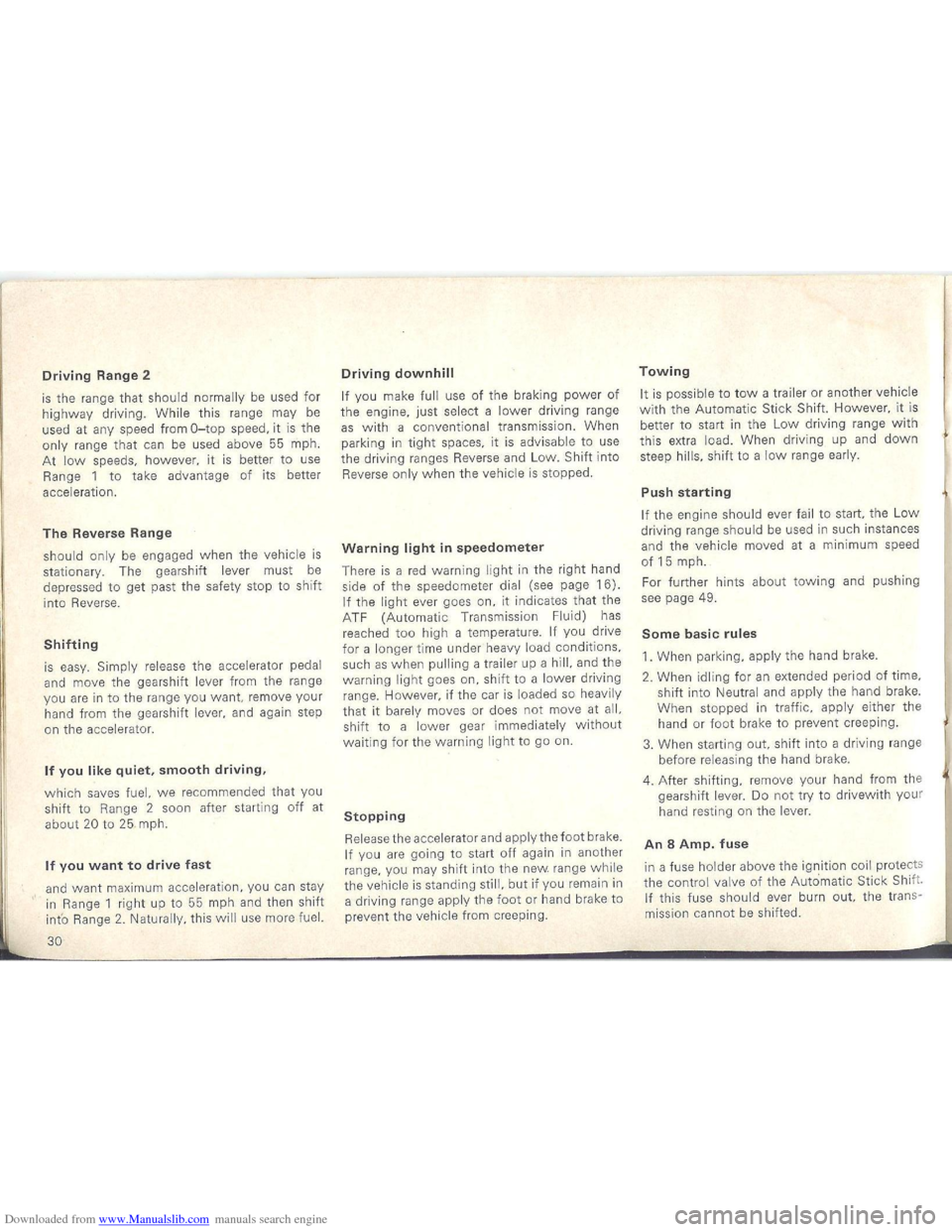 VOLKSWAGEN BEETLE 1970 1.G Owners Guide Downloaded from www.Manualslib.com manuals search engine VOLKSWAGEN BEETLE 1970 1.G Owners Guide Downloaded from www.Manualslib.com manuals search engine