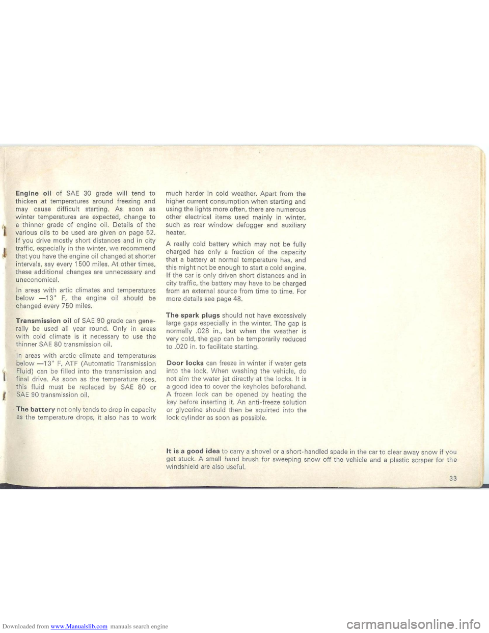 VOLKSWAGEN BEETLE 1970 1.G Owners Guide Downloaded from www.Manualslib.com manuals search engine VOLKSWAGEN BEETLE 1970 1.G Owners Guide Downloaded from www.Manualslib.com manuals search engine