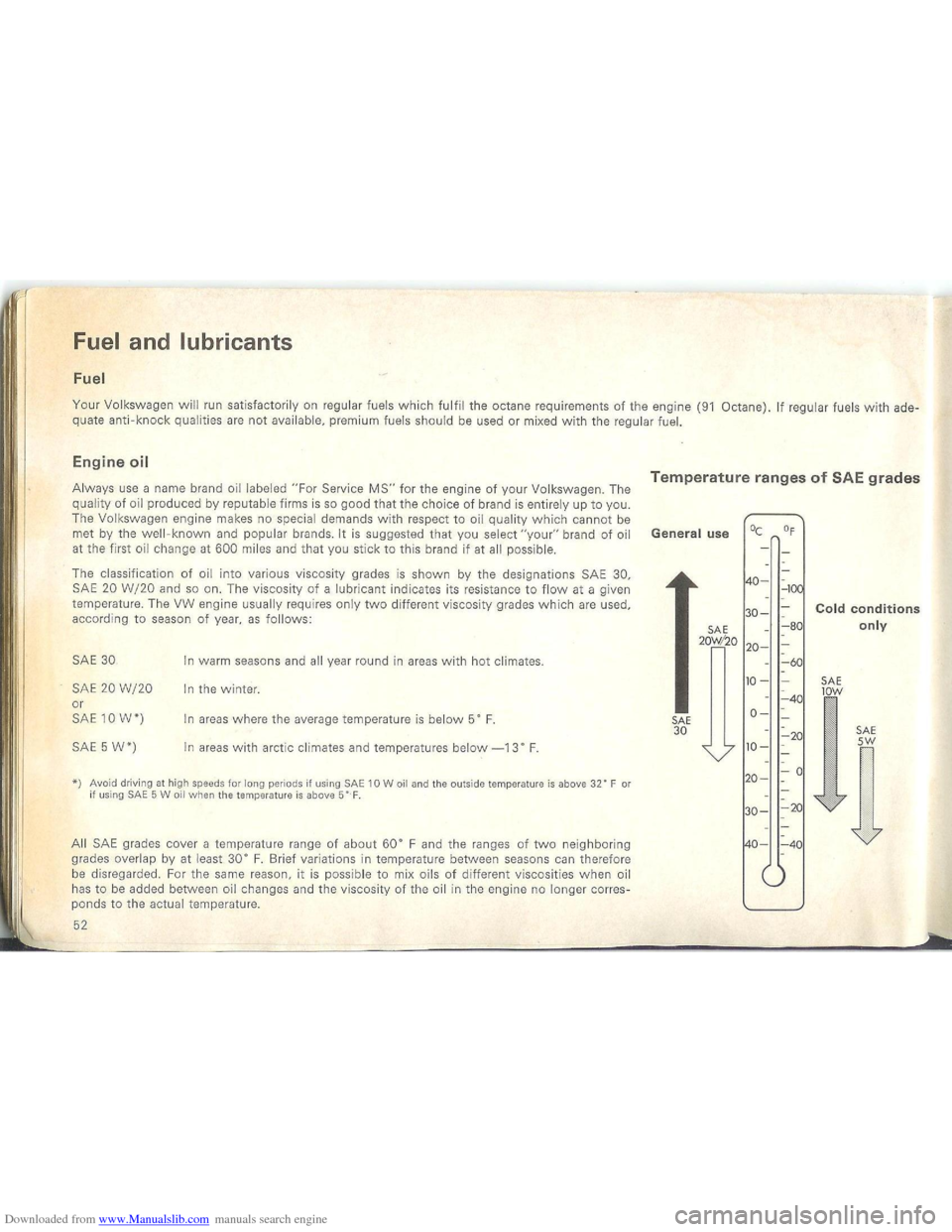 VOLKSWAGEN BEETLE 1970 1.G Workshop Manual Downloaded from www.Manualslib.com manuals search engine   