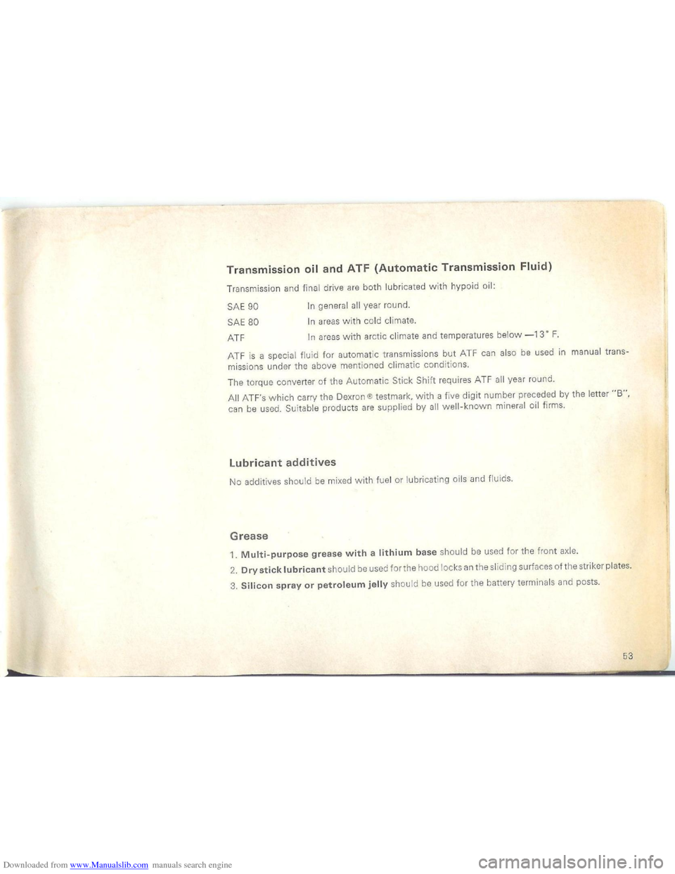 VOLKSWAGEN BEETLE 1970 1.G Workshop Manual Downloaded from www.Manualslib.com manuals search engine VOLKSWAGEN BEETLE 1970 1.G Workshop Manual Downloaded from www.Manualslib.com manuals search engine