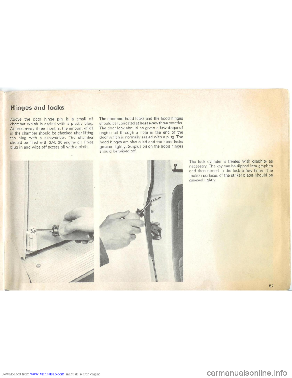 VOLKSWAGEN BEETLE 1970 1.G Workshop Manual Downloaded from www.Manualslib.com manuals search engine VOLKSWAGEN BEETLE 1970 1.G Workshop Manual Downloaded from www.Manualslib.com manuals search engine