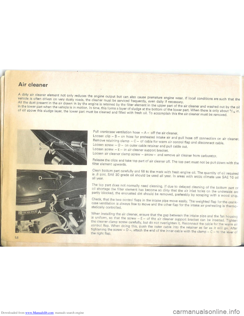 VOLKSWAGEN BEETLE 1970 1.G Repair Manual Downloaded from www.Manualslib.com manuals search engine VOLKSWAGEN BEETLE 1970 1.G Repair Manual Downloaded from www.Manualslib.com manuals search engine