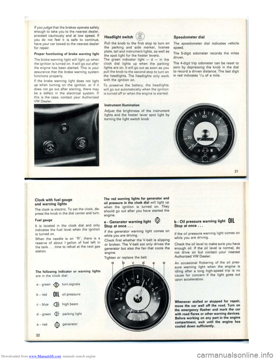 VOLKSWAGEN KARMANN GHIA 1973 1.G User Guide Downloaded from www.Manualslib.com manuals search engine VOLKSWAGEN KARMANN GHIA 1973 1.G User Guide Downloaded from www.Manualslib.com manuals search engine
