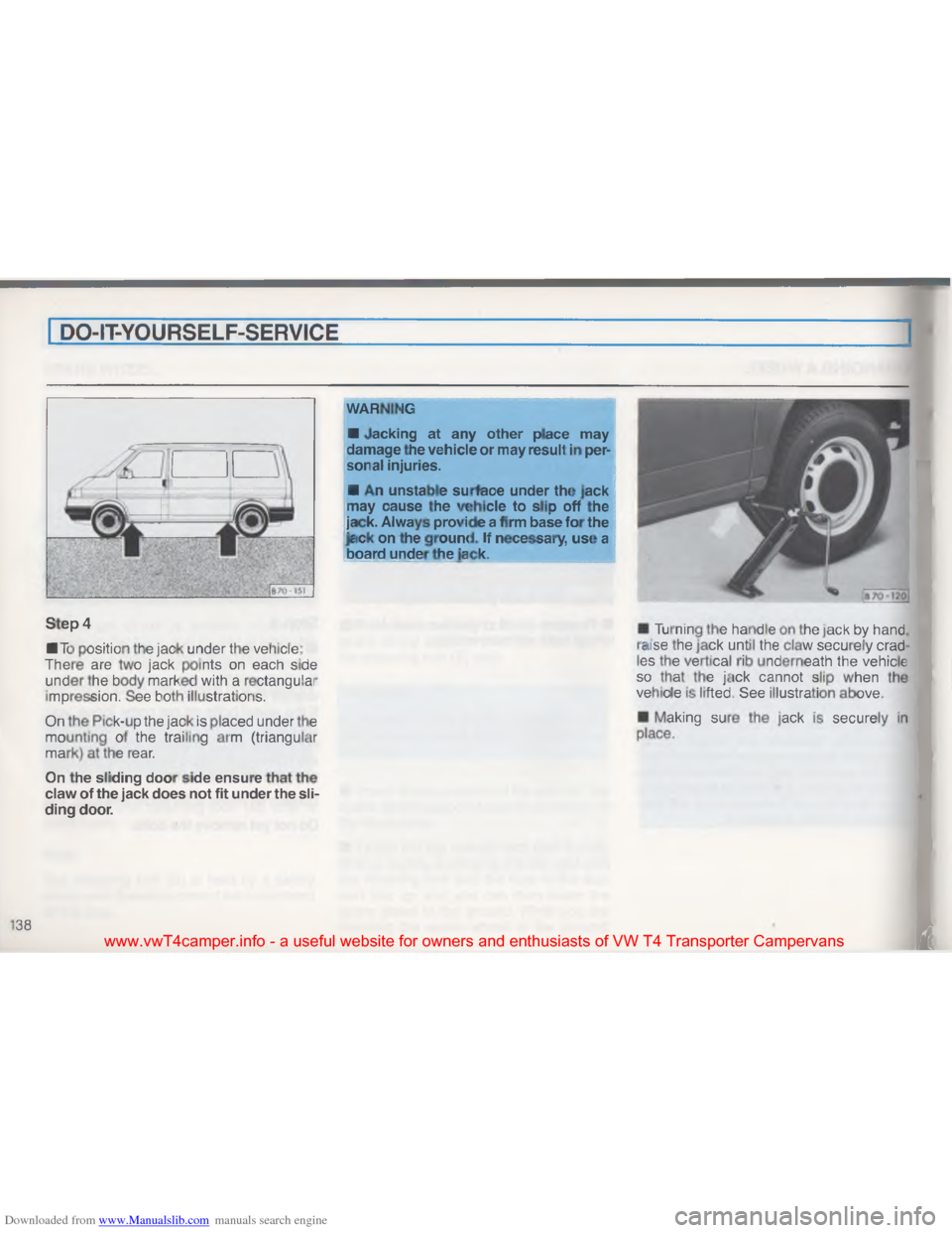 VOLKSWAGEN TRANSPORTER 1993 T4 / 4.G Owners Manual Downloaded from www.Manualslib.com manuals search engine \(
M \036\036
\036\036
\007
\003
\003
\004
\020
\007 G
\034
\004\003
\023
"
" \003
\036
4
\036 \)\033"
\036 \)
\006
#
\002
\021
\t
9
\036
\003
