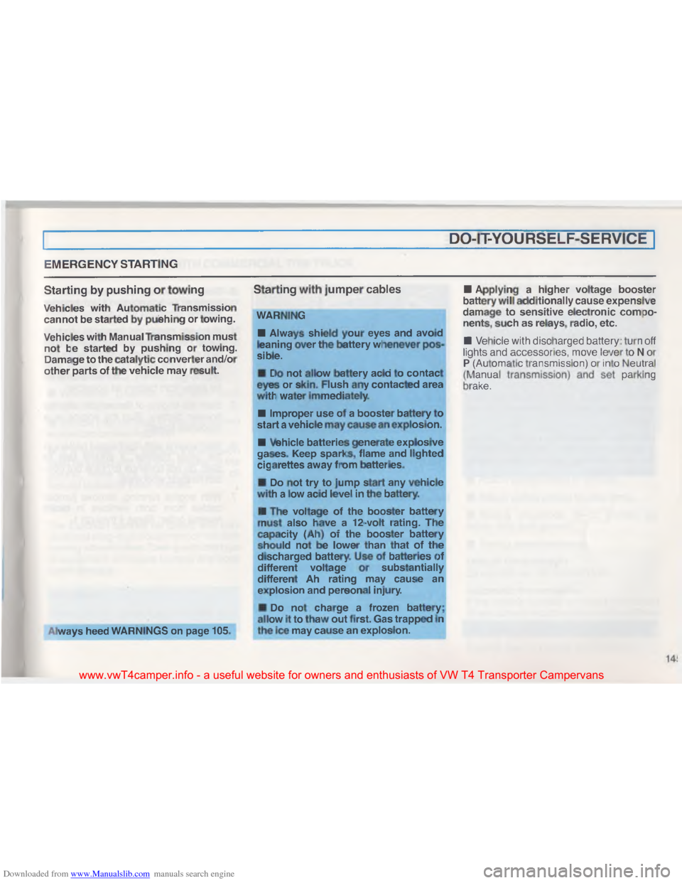 VOLKSWAGEN TRANSPORTER 1993 T4 / 4.G Owners Manual Downloaded from www.Manualslib.com manuals search engine f
\022
& 9\035 0
,
\005

\005

;
>
\003
=
6
\007
\005 :
\007 \003
\016 \022
#
\0367
\007
\( \007
\037 O
+
\)
\033 #\001
4 \003
9
j
J
0
\007 $
#