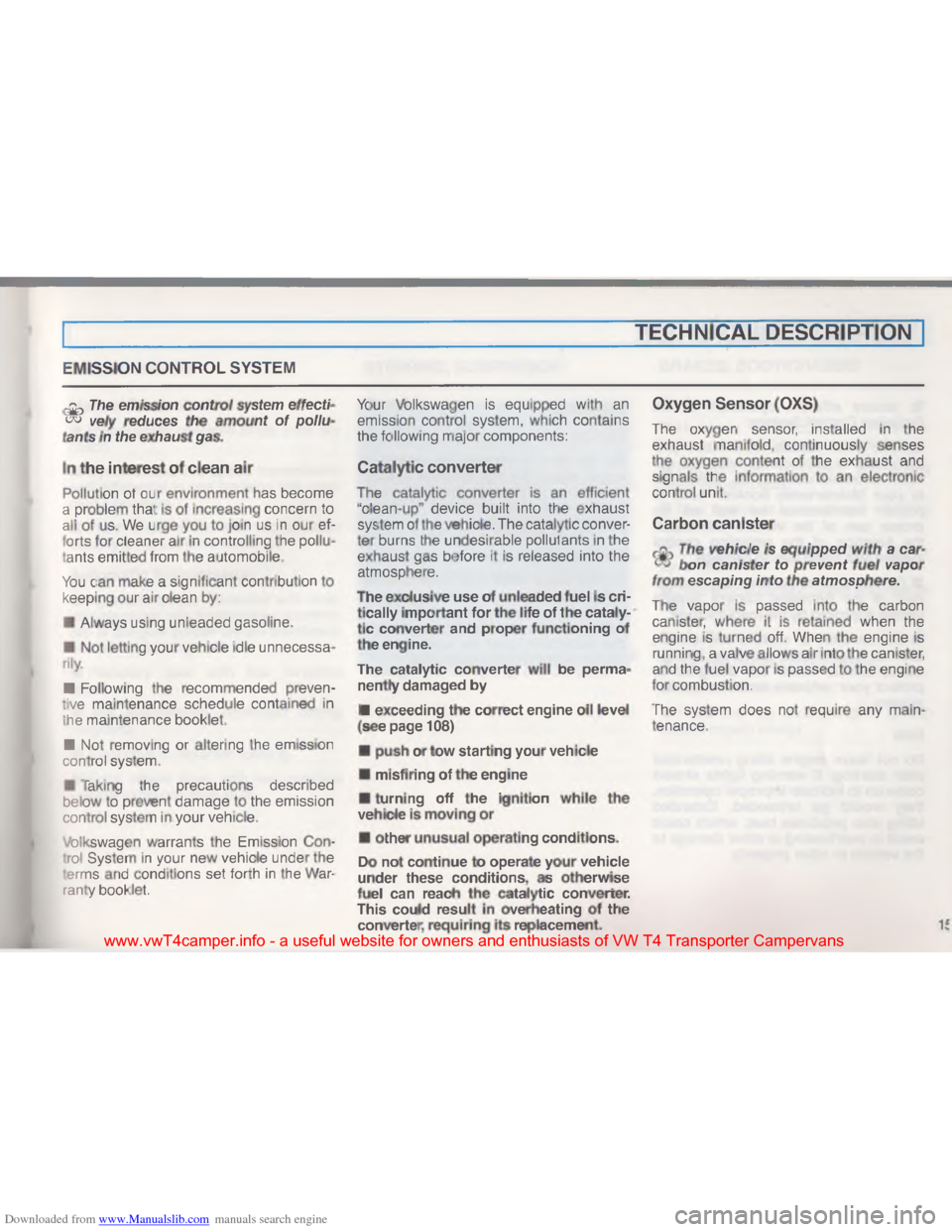 VOLKSWAGEN TRANSPORTER 1993 T4 / 4.G Owners Manual Downloaded from www.Manualslib.com manuals search engine  
X \(
\007
"/ \035
\005 \001
\007 \007
; \022
& \017
\004
\002 /
/
\022
\007 \007
# \007
\036
#
#
\036 \007
> $\036
7\026 \036
\005 7 6
@
\007