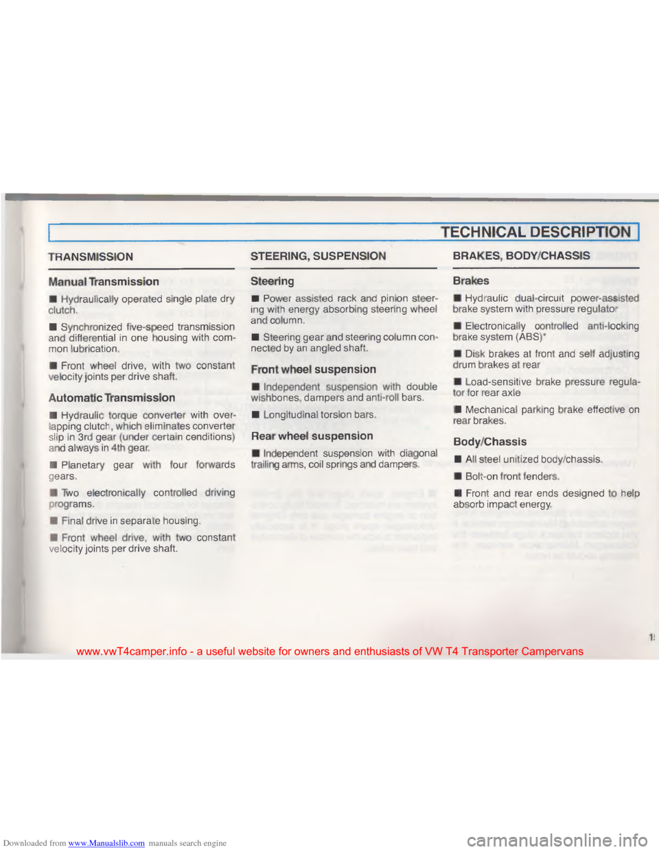 VOLKSWAGEN TRANSPORTER 1993 T4 / 4.G Owners Manual Downloaded from www.Manualslib.com manuals search engine \027
\0076
\0310
\007
\007
\007,
#
B 6 6
\036
$
\036
\034

\(

\005
/
\036/&\001
\036
\036
,
\007 #
#
6
# *
\036
\003
#
\036
\007
\007 6
\007 \