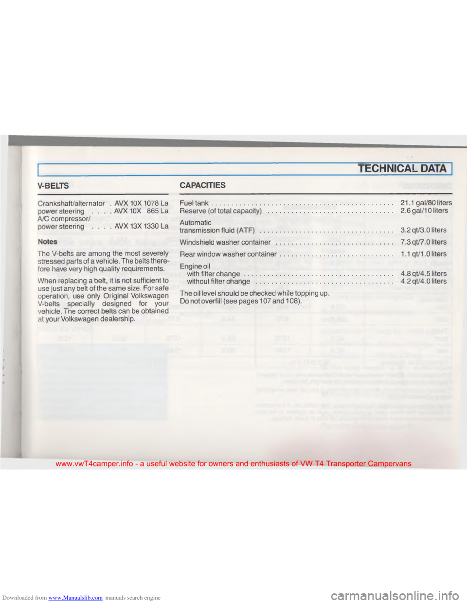 VOLKSWAGEN TRANSPORTER 1993 T4 / 4.G Owners Manual Downloaded from www.Manualslib.com manuals search engine \036
3
\003\001
<
\034 `\001
\004
/
$
J \025\001
\)
 O
0 \030
!
B
+ \030
,
% 0
>
4 \020 #
"

\(
 \004
#
#
\036
\003
\024 \034
\030 \007
7
\036 