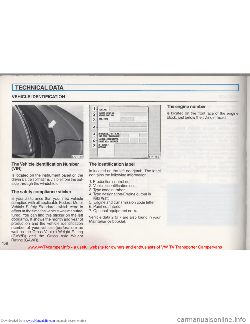 VOLKSWAGEN TRANSPORTER 1993 T4 / 4.G Owners Manual Downloaded from www.Manualslib.com manuals search engine \(\013
\007
X \006 \001
\027 \003\001 X
I \002
9 \001 \006\001
+
U \017
  $
/ \005\001 \006
F \002\001
*
+ \003 7\001
  \002
- \026$
& \006\037