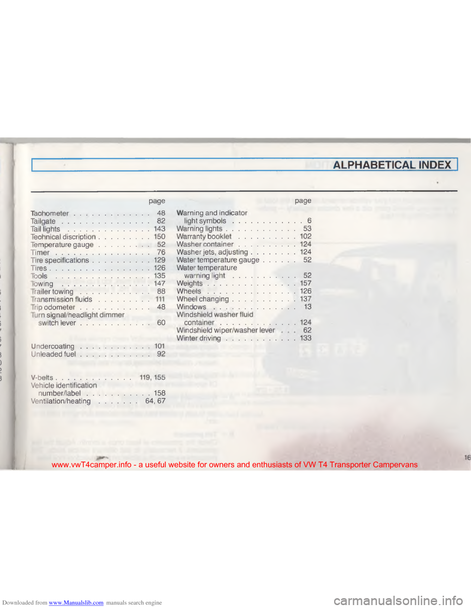 VOLKSWAGEN TRANSPORTER 1993 T4 / 4.G Owners Manual Downloaded from www.Manualslib.com manuals search engine \013
\035\035\035\035
>
\b\035\035\035
\001 h
\002 \033
\001 \025\001
///\001/\001/// \037
\001
F \001
\036 \004\001
# I
\002 \003\001
\002 \00