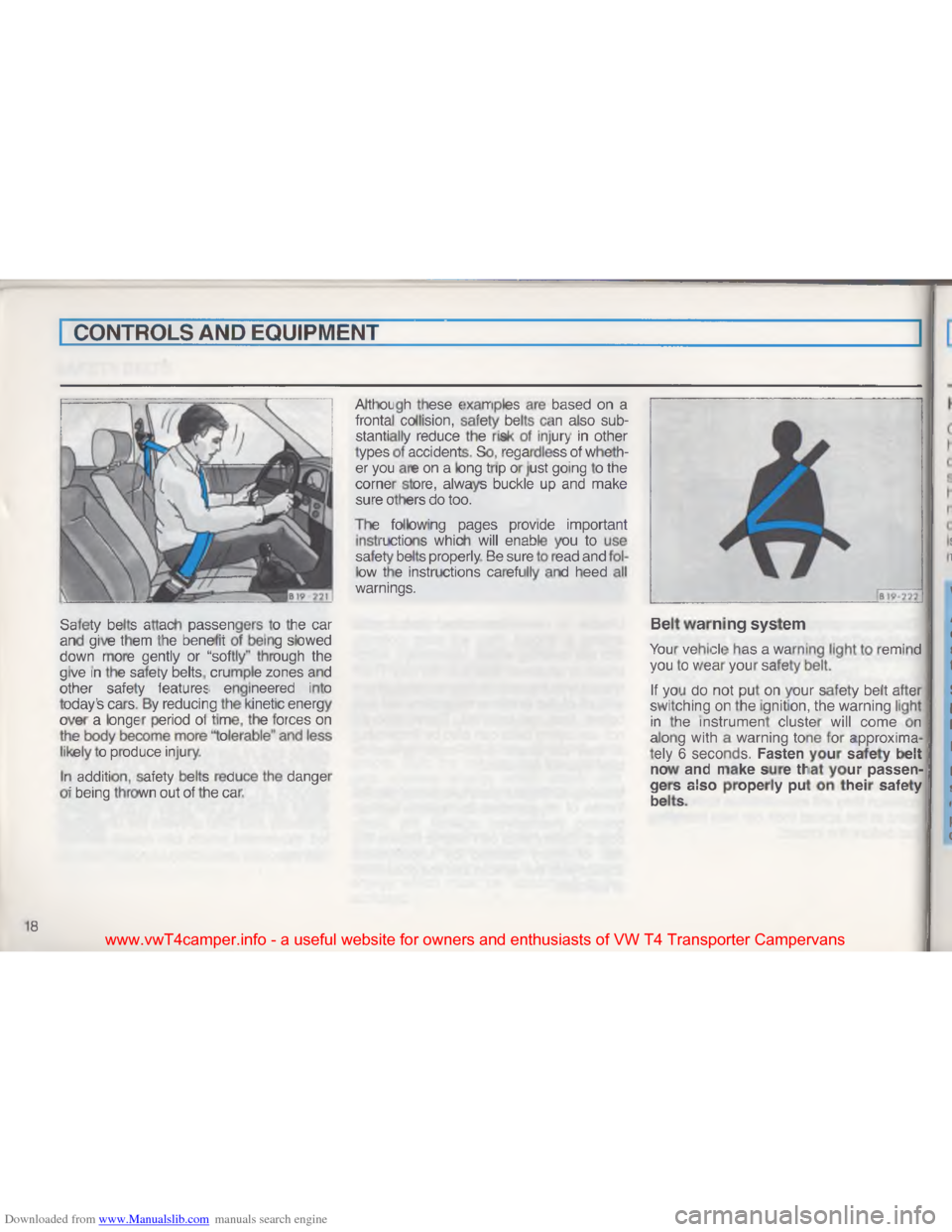 VOLKSWAGEN TRANSPORTER 1993 T4 / 4.G Owners Manual Downloaded from www.Manualslib.com manuals search engine \036

\027
\005
\004\003\001
\020
\(G
 
&
\005
\035
\003 \002
\004
&
#
\023\004
\007
\004
\004 "
\007
\017
\017
\033
\017
\006\005
&
\004
\004