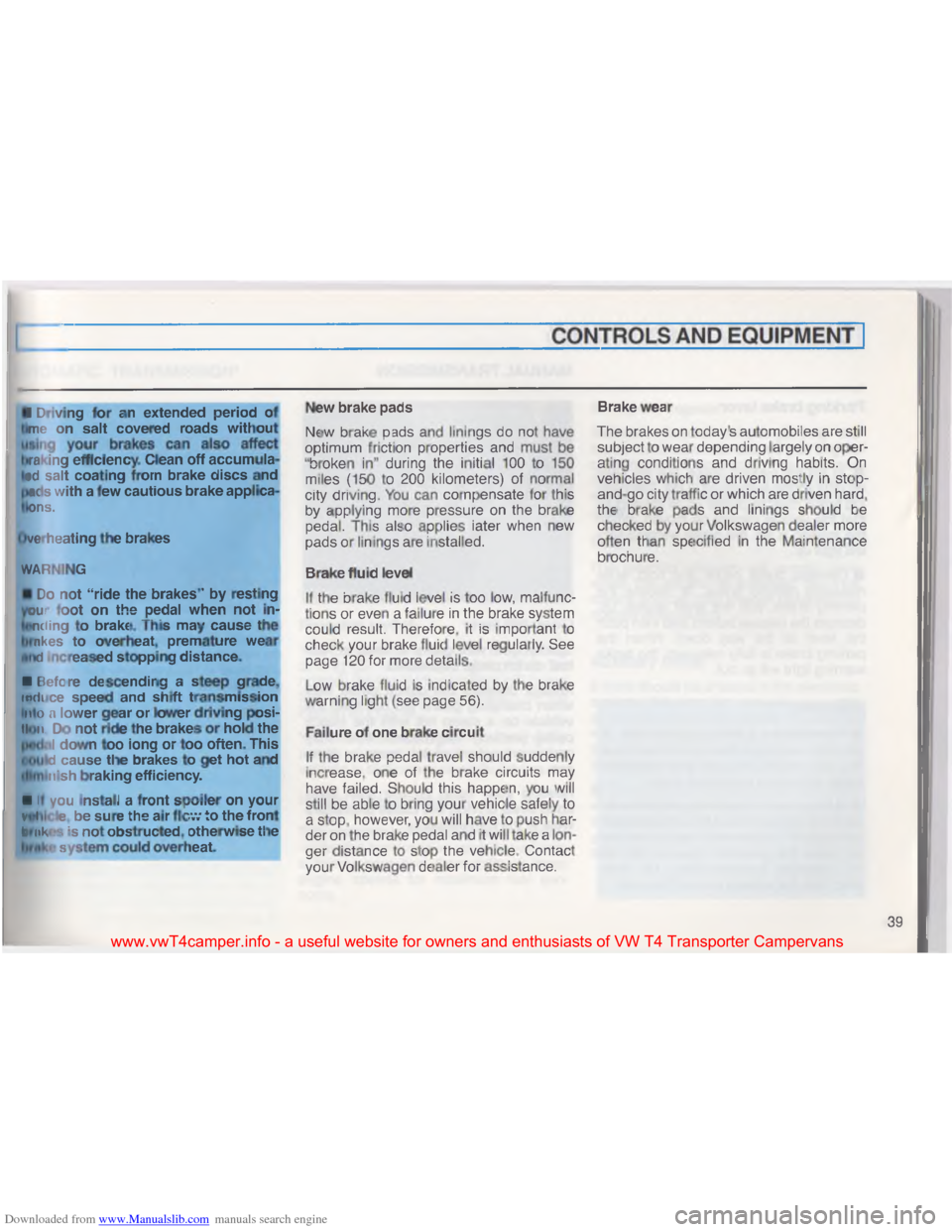 VOLKSWAGEN TRANSPORTER 1993 T4 / 4.G Service Manual Downloaded from www.Manualslib.com manuals search engine \f

\003
\(

$

\017 7
EE

% &
\036 \016
\b \017
\031 \017
 #

\004 \b
\002
\017 \036\016 \036
\016
\024 %
\036\016
\017 \024\t

7

\036 \016 \