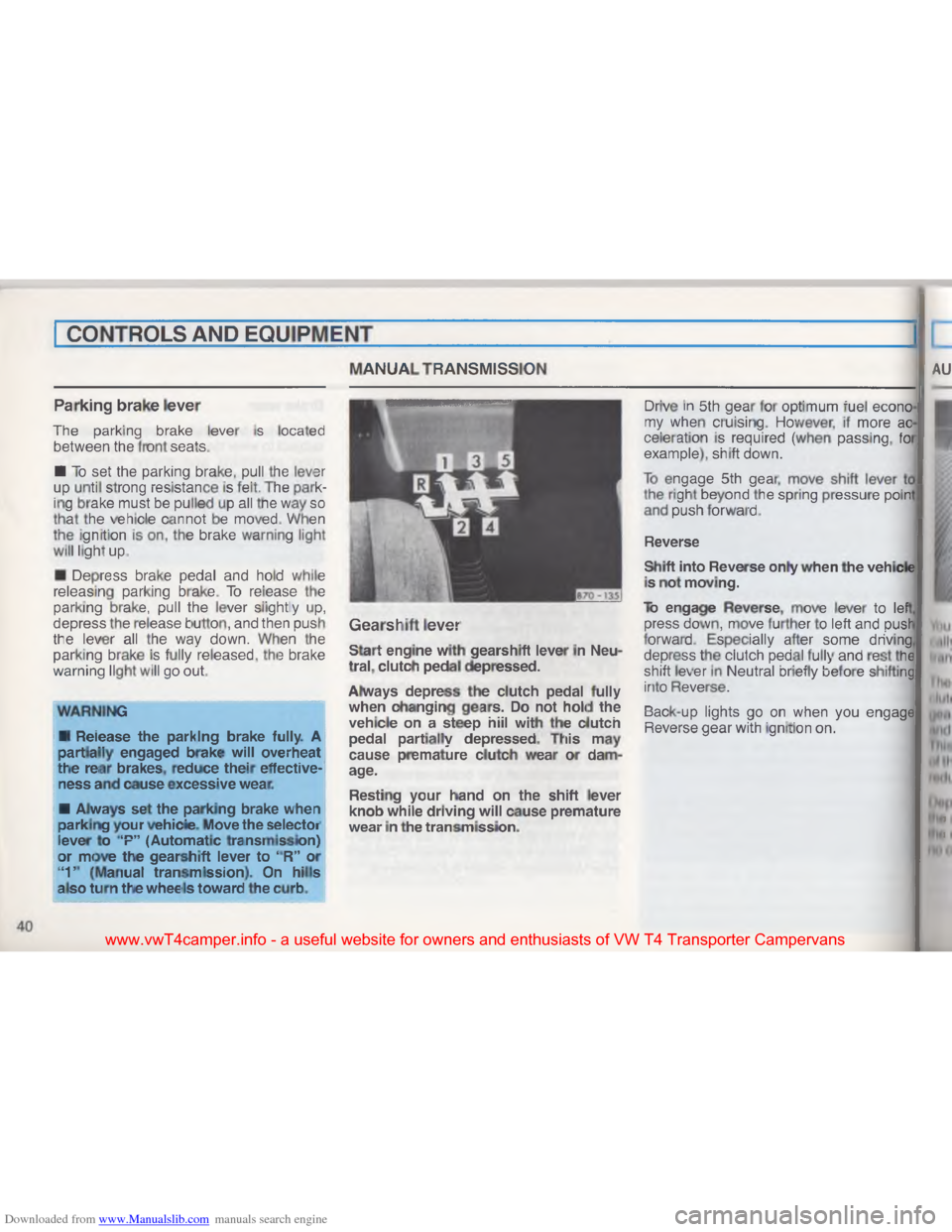 VOLKSWAGEN TRANSPORTER 1993 T4 / 4.G Service Manual Downloaded from www.Manualslib.com manuals search engine X
9
\005 / \002
U
!\tO\t\001 \(\001
,
\003
8 ?\001
X
+\001
 
\006
#
9
N
\tO\t\001
1
\030
\033
\002
\033
X
\022
\007
\005 \001
/
\022 \024 L
+\