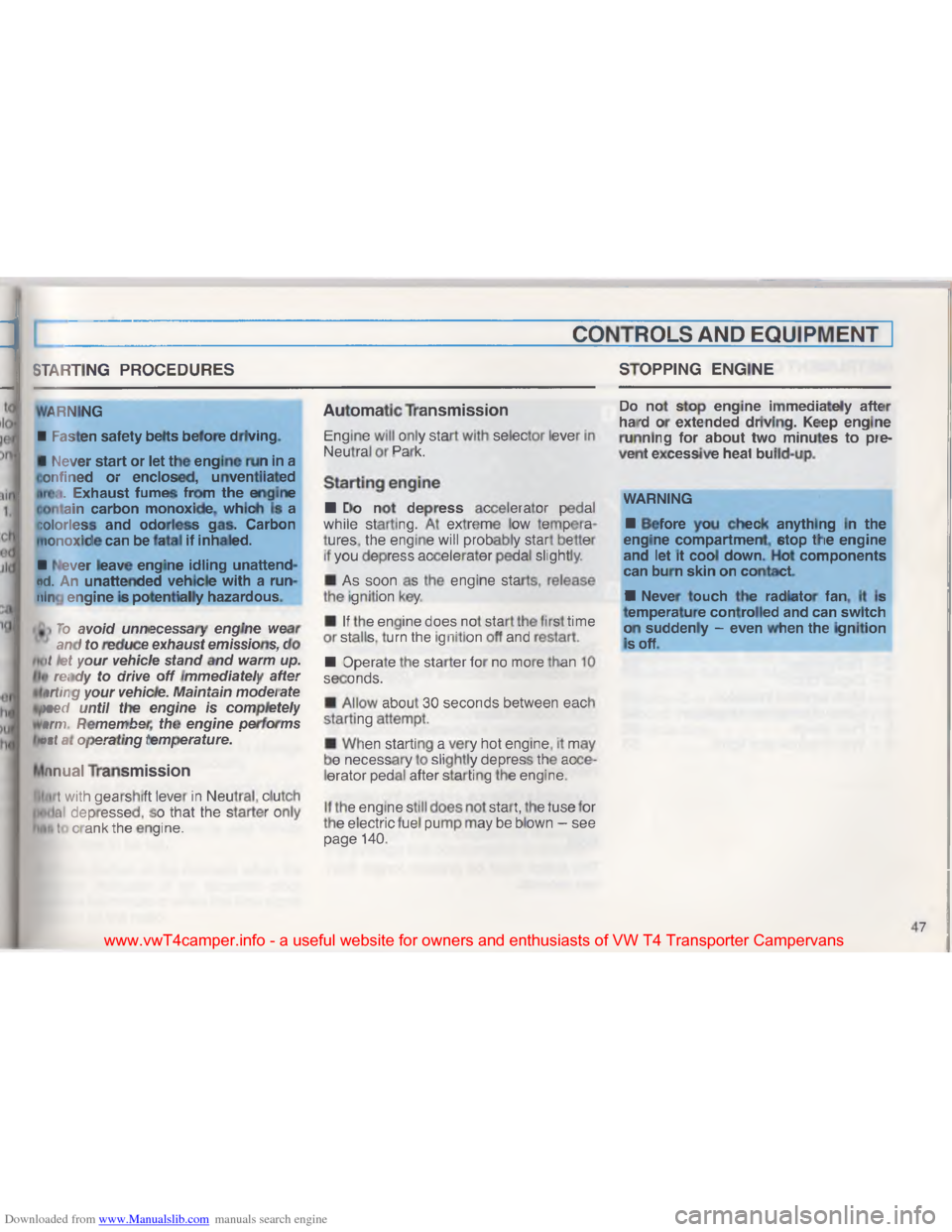 VOLKSWAGEN TRANSPORTER 1993 T4 / 4.G Service Manual Downloaded from www.Manualslib.com manuals search engine 1
/
\007 N \022
\007\007\001
$

\017
X *
\034
\006
$ \001 /
\016\017
\020
\t
\007 \004
\003
\006
B
\t \021
\005
\027\027\030
\(
\034\003 O
\01