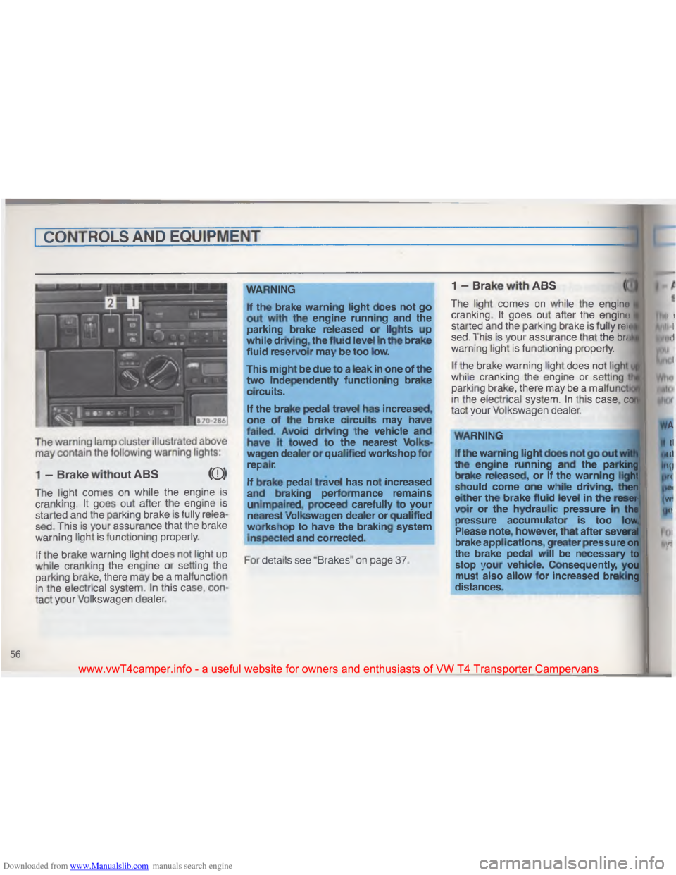 VOLKSWAGEN TRANSPORTER 1993 T4 / 4.G Workshop Manual Downloaded from www.Manualslib.com manuals search engine \(\013
#
\003\036 \034
\036
\027 #\033
% \017 \037\001 \006
\007
# \037\001
#
\003
\013 \001
\021 "\005
, \005
#
"
B
\002
\036
;
\036
\034\036
