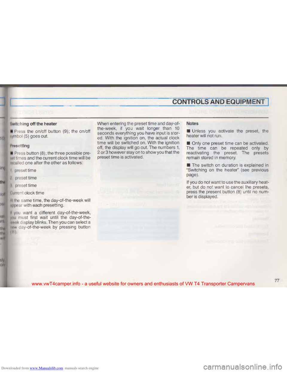 VOLKSWAGEN TRANSPORTER 1993 T4 / 4.G Manual Online Downloaded from www.Manualslib.com manuals search engine
B
&
7 \035
!
#
#
@ \017
\(
%
#;\001 #
"
\034
\007 , \036
\023
!
\023
X
&
\006 #
\036
/&
<
6
\036
\007 #
#
\036
\007
#
\036L #
\003
\007
\007
VOLKSWAGEN TRANSPORTER 1993 T4 / 4.G Manual Online Downloaded from www.Manualslib.com manuals search engine
B
&
7 \035
!
#
#
@ \017
\(
%
#;\001 #
"
\034
\007 , \036
\023
!
\023
X
&
\006 #
\036
/&
<
6
\036
\007 #
#
\036
\007
#
\036L #
\003
\007
\007