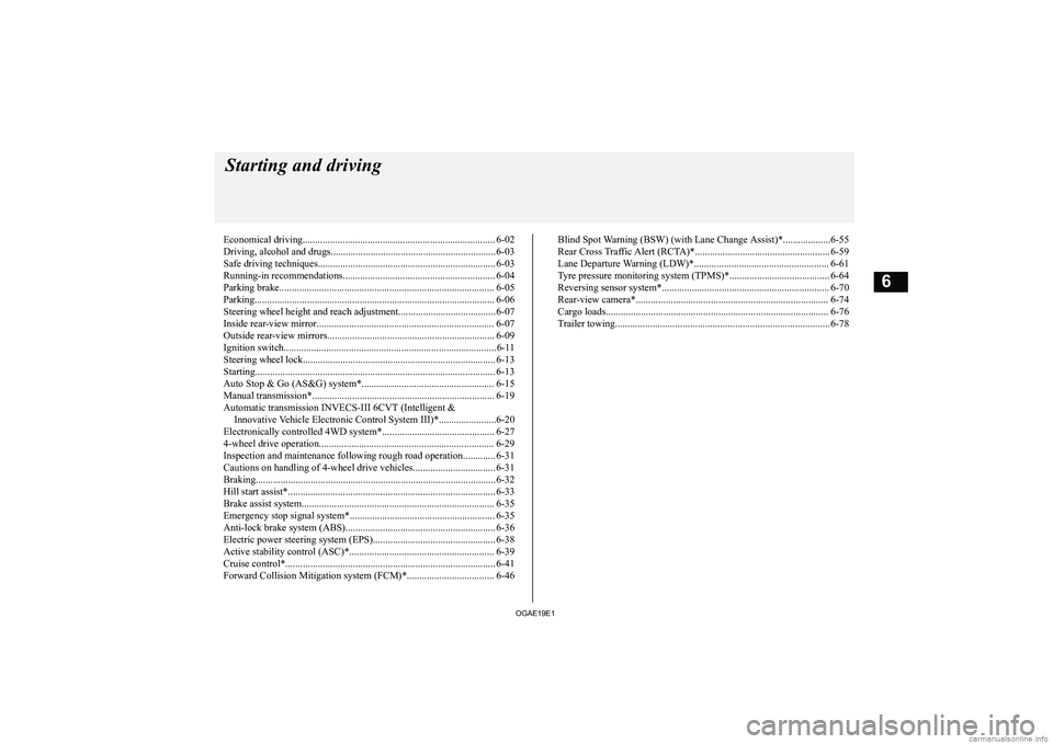 MITSUBISHI ASX 2019  Owners Manual (in English) �E�c�o�n�o�m�i�c�a�l� �d�r�i�v�i�n�g�.�.�.�.�.�.�.�.�.�.�.�.�.�.�.�.�.�.�.�.�.�.�.�.�.�.�.�.�.�.�.�.�.�.�.�.�.�.�.�.�.�.�.�.�.�.�.�.�.�.�.�.�.�.�.�.�.�.�.�.�.�.�.�.�.�.�.�.�.�.�.�.�.�.�.�.�. �6�-�0�2
