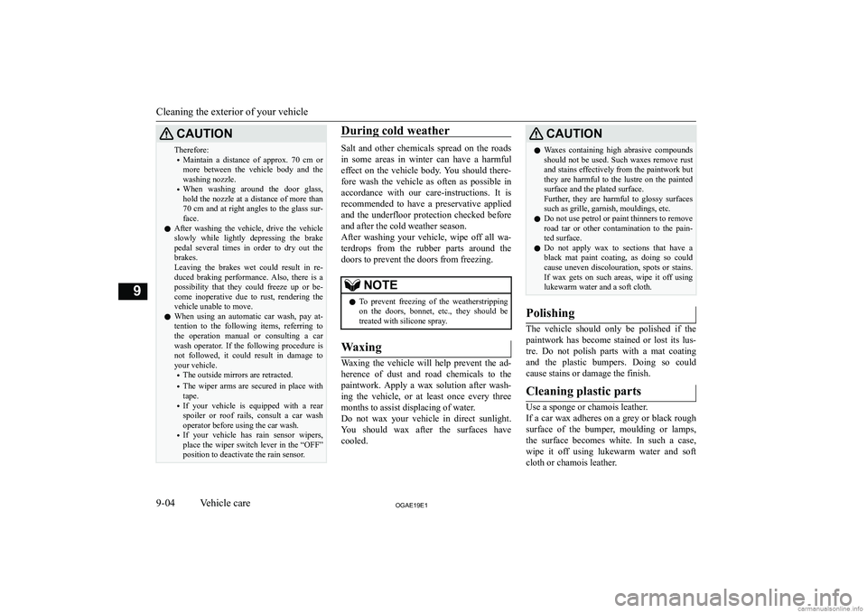 MITSUBISHI ASX 2019  Owners Manual (in English) �C�A�U�T�,�O�N�T�h�e�r�e�f�o�r�e�:�
